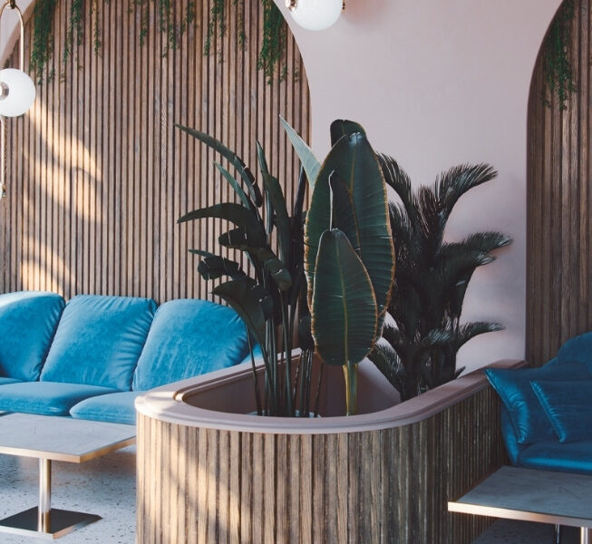 Fitwall habillage mural architecte d'intérieur krion porcelanosa