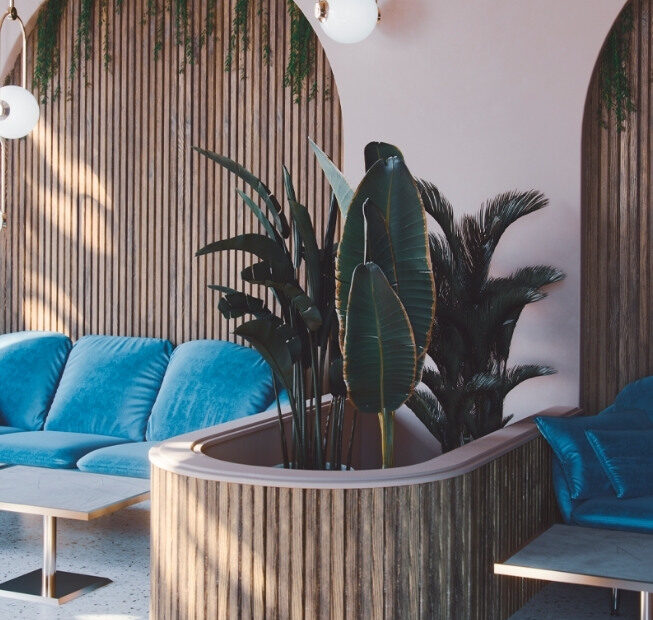 Fitwall habillage mural architecte d'intérieur krion porcelanosa