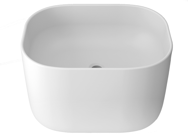 Vasque à Poser Krion Porcelanosa pour plan vasque meuble de salle de bain sur mesure unique